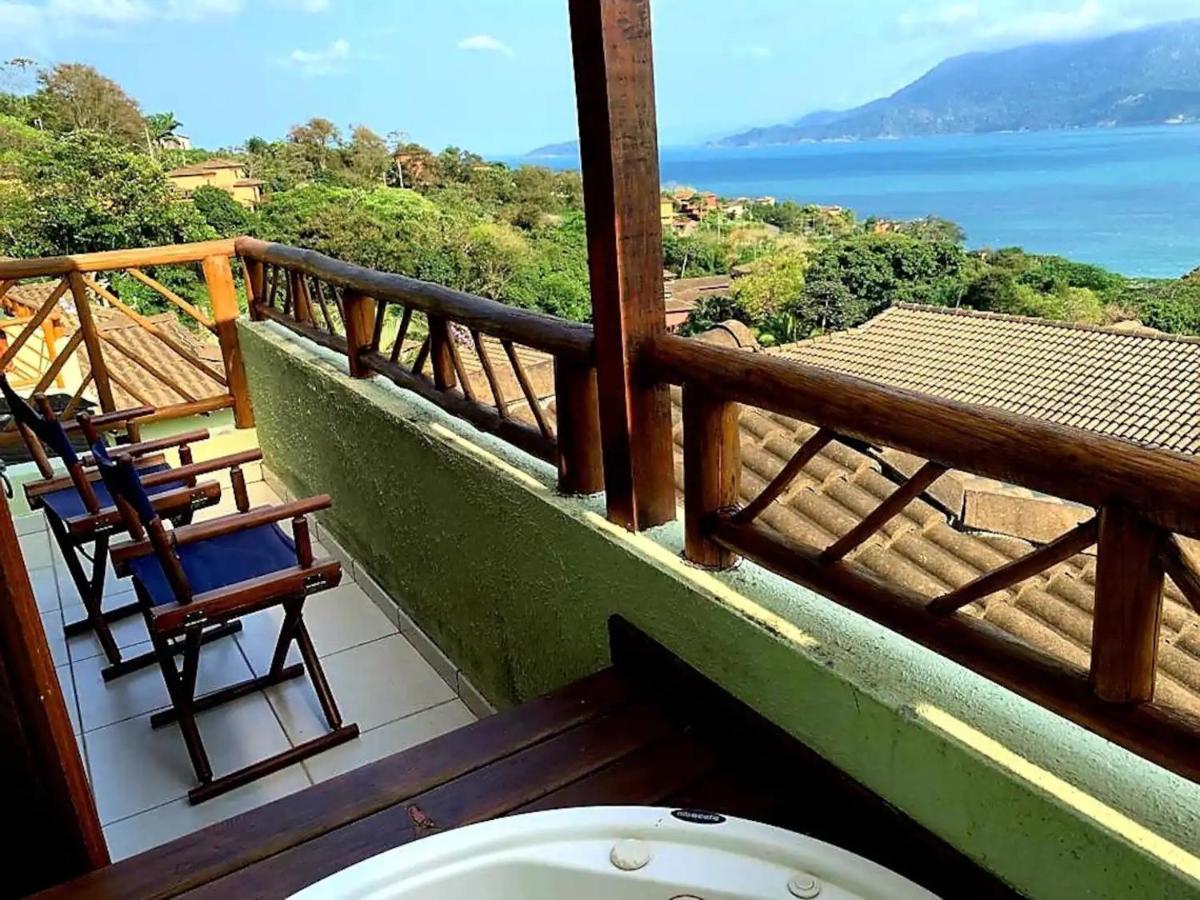Residencia Em Condom, 1 Ou 2 Suites, Vista Para O Mar, Praia Do Curral, Ilhabela Eksteriør billede