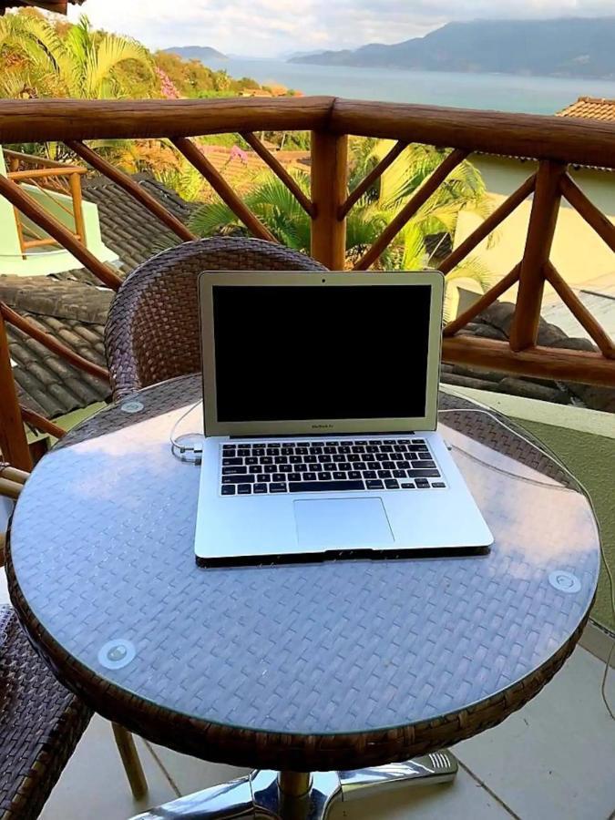 Residencia Em Condom, 1 Ou 2 Suites, Vista Para O Mar, Praia Do Curral, Ilhabela Eksteriør billede